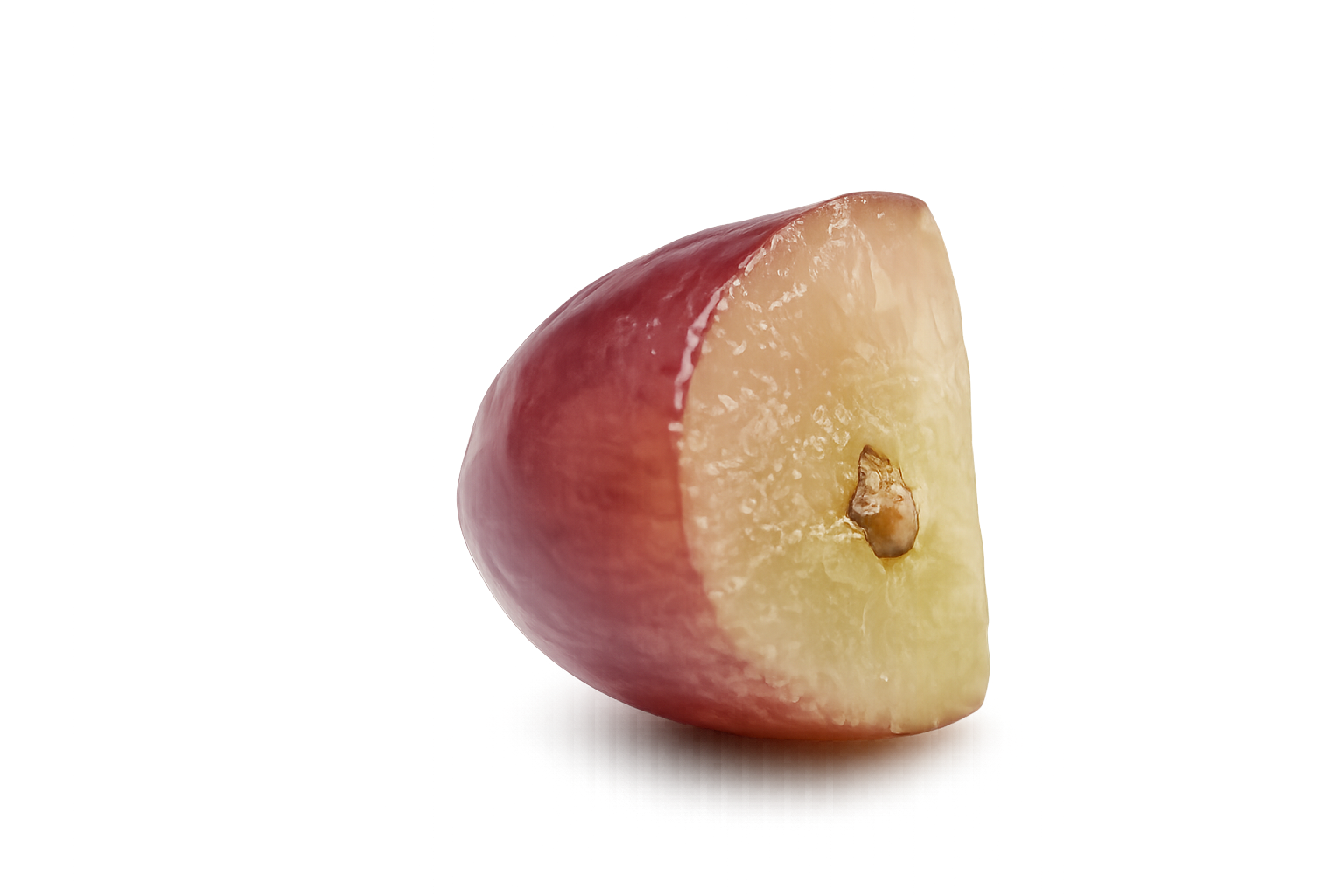 A quarter of a grape